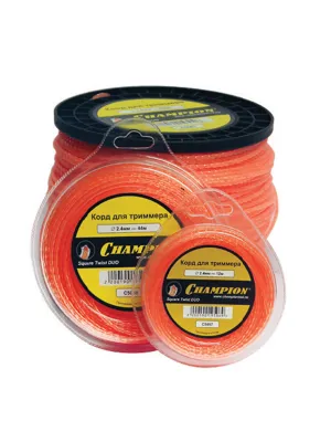 Корд триммерный CHAMPION Twisted Square 2.4мм х 40м (витой квадрат) (C7006)