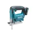 Аккумуляторный лобзик MAKITA JV101DWAE, 10.8 В, 2х2 Ач Li-ion (слайдер), 0-2900 об\м, ход 18 мм, рез 65 мм, 1.9 кг, чем, 3-маятн
