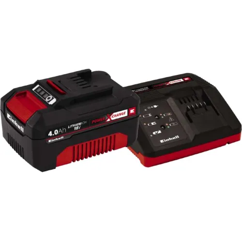 Комплект EINHELL POWER X-CHANGE Starter kit 18V 4Ah, ЗУ + аккумулятор 18В, 4Ач Li-Ion