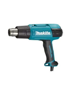 Термопистолет MAKITA HG6530VK, 2000 Вт, 280-550 л\м, 50\650 грС, чем., 4 насадки, 0.6 кг