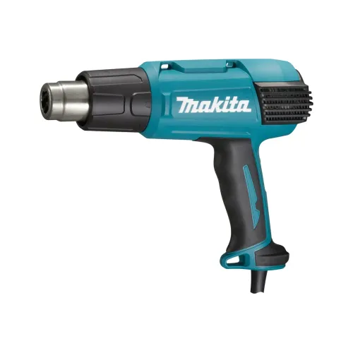 Термопистолет MAKITA HG6530VK, 2000 Вт, 280-550 л\м, 50\650 грС, чем., 4 насадки, 0.6 кг