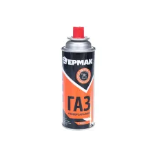 Баллон газовый ЕРМАК для портативных плит, универсальный, 220гр 520см3 (цанговый, всесезонный)