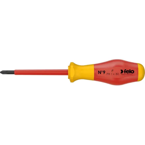 Отвертка FELO диэл. PH1х80 мм (91410290)