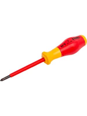 Отвертка FELO диэл. PZ1х80 мм (91510290)