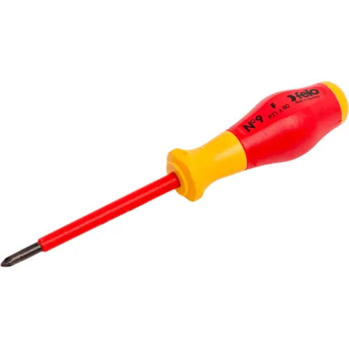 Отвертка FELO диэл. PZ1х80 мм (91510290)