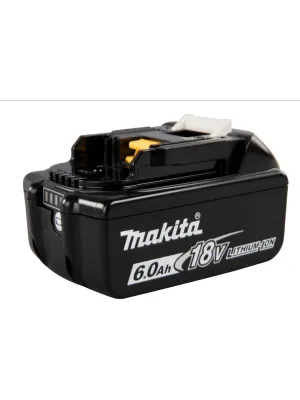 Аккумулятор MAKITA BL1860B (LXT 18В, 6Ач, инд. заряда), полиэт. пакет, 1 шт., 632F69-8