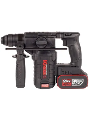 Аккумуляторный перфоратор KRESS KU388 BL, 2х4.0Ач Li-ion, кейс