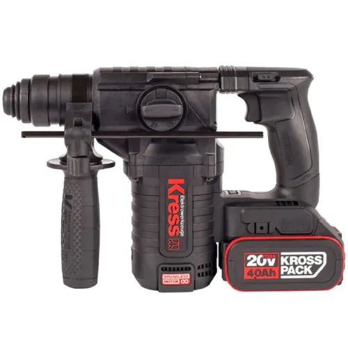 Аккумуляторный перфоратор KRESS KU388 BL, 2х4.0Ач Li-ion, кейс