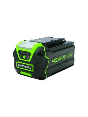 Аккумулятор GREENWORKS G40B5 40В 5Ач Li-ion время зарядки от 50 до 150мин (2927207gw)