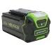 Аккумулятор GREENWORKS G40B5 40В 5Ач Li-ion время зарядки от 50 до 150мин (2927207gw)