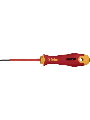 Отвертка FELO диэл. SL 2.5х0.4х75 мм (41302590)