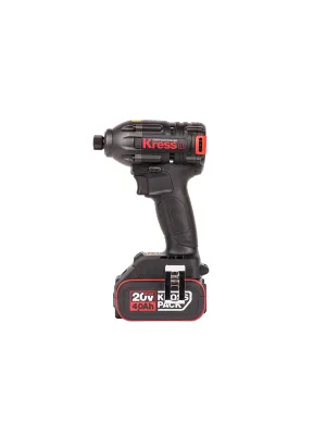 Аккумуляторный винтоверт KRESS KU290 BL, 2х4Ач Li-ion, кейс