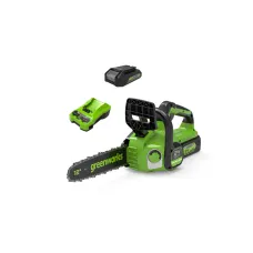 Аккумуляторная пила цепная GREENWORKS GD24CS30, 1х4Ач, ЗУ