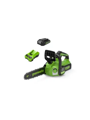 Аккумуляторная пила цепная GREENWORKS GD24CS30, 1х4Ач, ЗУ