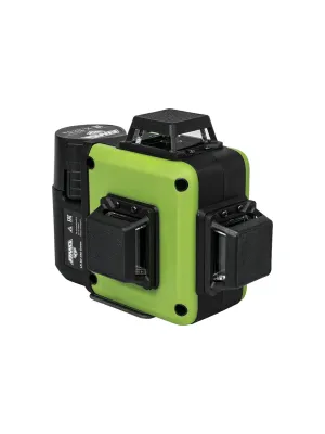 Нивелир лазерный AMO LN 3D-360 GREEN, зелёный луч, кронштейн, пульт д/у, кейс