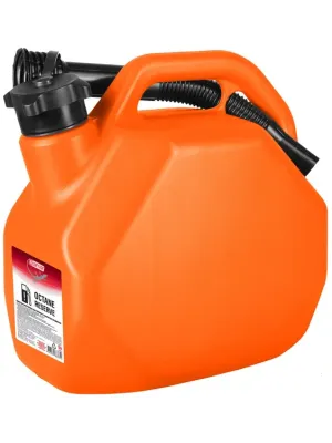 Канистра 3TON OCTANE RESERVE, 5л ОРАНЖЕВАЯ для топл.(усиленная),в компл. с крышкой и лейкой