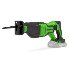 Аккумуляторная пила сабельная GREENWORKS GD24RS, 24v, без АКБ и ЗУ