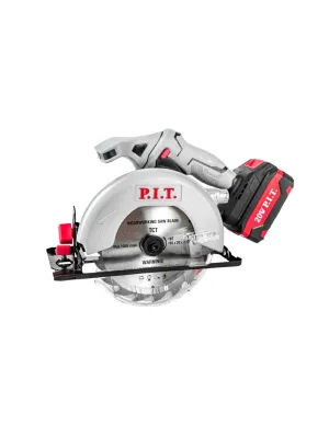 Аккумуляторная пила дисковая P.I.T. PKS20H-165A/1, OnePower 20В, 1х4 Ач Li-Ion, ЗУ, коробка