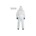 Комбинезон JETA SAFETY JPC65-XXXL защитный из нетканого материала, 55% полиэтилен 45% полипропилен