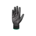 Перчатки JETA SAFETY JP011b-L, защитные из полиэфирной пряжи c полиуретановым покрытием, цвет черный, размер L