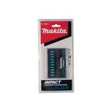 Набор бит MAKITA Impact Black 50 мм 10 шт (PH1,PH2,PH3,PZ1,PZ2,PZ3,T15,T20,T25,T30 )