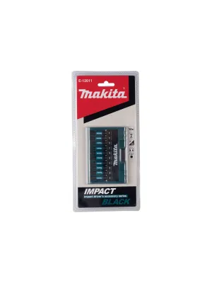 Набор бит MAKITA Impact Black 50 мм 10 шт (PH1,PH2,PH3,PZ1,PZ2,PZ3,T15,T20,T25,T30 )
