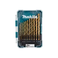 Набор сверл по металлу MAKITA HSS-TiN Economy, 13 шт. (1.5-6.5 мм, шаг 0.5 мм) <D-72855>