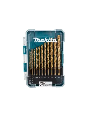 Набор сверл по металлу MAKITA HSS-TiN Economy, 13 шт. (1.5-6.5 мм, шаг 0.5 мм) <D-72855>