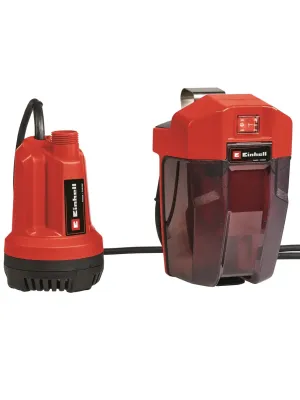Аккумуляторный насос погружной EINHELL PXC GE-SP 18 Li -Solo, для чистой воды