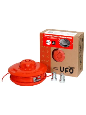 Головка триммерная UFO (адаптеры М10х1,25 лев., М10х1,0 лев. в комплекте)