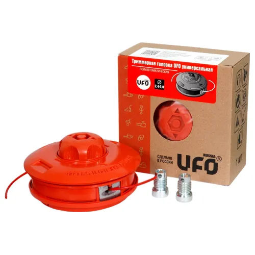 Головка триммерная UFO (адаптеры М10х1,25 лев., М10х1,0 лев. в комплекте)