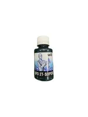 Присадка к топливу UFO 2T-SUPER 0.1л полусинтетическая (синее)