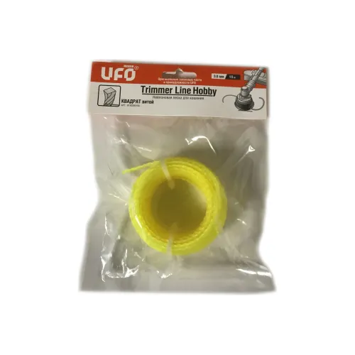 Корд триммерный UFO 3.0мм х 10м (квадрат витой)