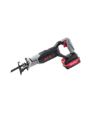 Аккумуляторная пила сабельная P.I.T. PSA20H-115A/1, OnePower 20В, Li-ion 2Ач, ЗУ, коробка