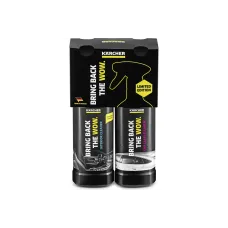 Комплект KARCHER для внутренней уборки автомобиля, включает средство для очистки автомобильных стёкол Karcher RM 650 и средство для чистки салона авто