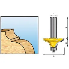 Фреза MAKITA кром. калевочная 