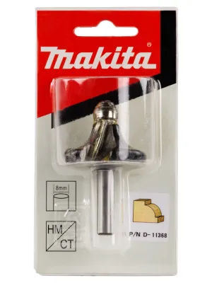 Фреза MAKITA кром. калевочная внутр. радиус 12.7R 38,1х19х8х32х2Т, D-11368