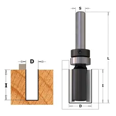 Фреза MAKITA кром. прямая 12,7х12,7х8х32х2Т