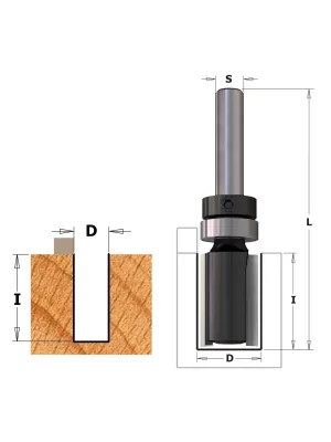 Фреза MAKITA кром. прямая 12,7х12,7х8х32х2Т