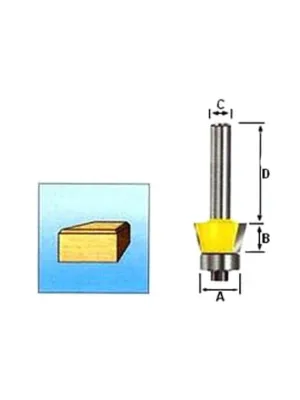 Фреза MAKITA кромочная конусная 22° 19,9х9,5х8х32х2Т