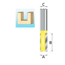 Фреза MAKITA пазовая с 2 режущими кромками 14x30x12x38x2T