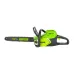 Аккумуляторная пила цепная GREENWORKS GD60CS40, бесщеточная, без АКБ и ЗУ