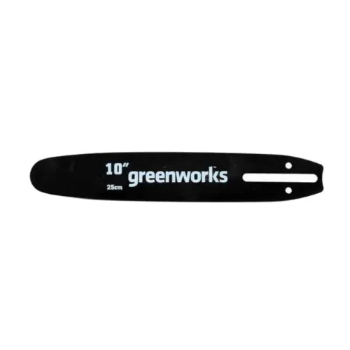 Шина GREENWORKS сменная для высоторезов/сучкорезов и цепных пил Greenworks 25см