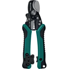 Кабелерез KRAFTOOL RC-11K, со съемником изоляции ″3в1″, рез до 11мм, снятие изол. 0.5-6,0мм², 168мм, (22696-3)