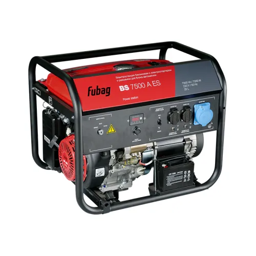 Генератор бензиновый (мобильная электростанция) FUBAG BS 7500 A ES