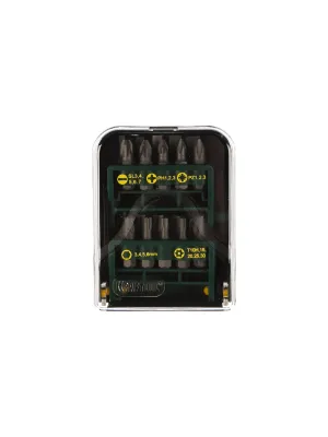 Набор бит KRAFTOOL BIT-box-20, 20 бит 25мм, SL3,5,7, PH1,2,3, PZ1,2,3, HEX3,4,5,6, TORX HOLE10,15,20,25 пл. бокс, (26135-H21)