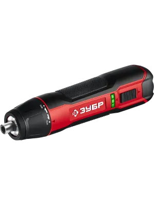 Аккумуляторная отвертка ЗУБР ЗО-4 серия «МАСТЕР», Li-Ion 1,5Ач, зарядка USB Type-C, коробка