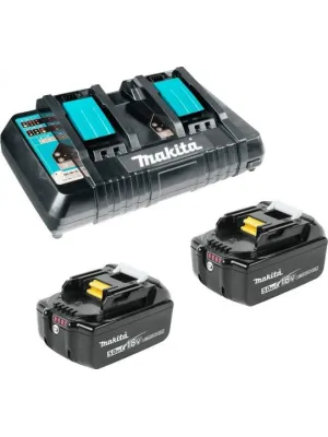 Набор MAKITA АКБ BL1850Bx2шт., ЗУ DC18RD, картон