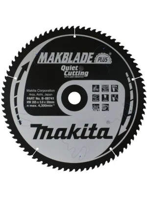 Диск пильный MAKITA MAKBLADE PLUS, 355x30x3/2.2x80T для дерева​ (B-35237)