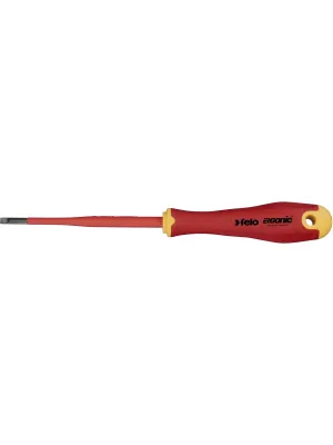 Отвертка FELO E-Slim Ergonic, SL 4,0х0,8 диэлектрическая